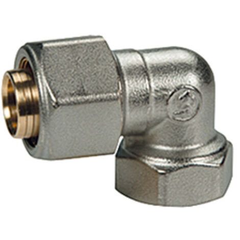 Raccordo a gomito 90 gradi per tubi Giacomini filettato F 1 pollice 32x3 R563MX126
