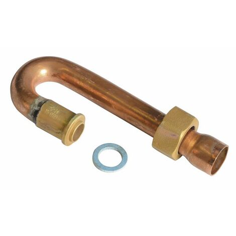 Raccordo a gomito a 180° F1/2"xCU16
