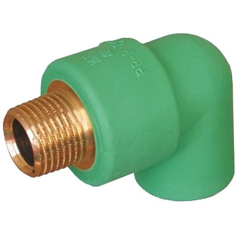 Raccordo A Gomito Con Attacco Filettato M 20mm Per 1/2" Aquatherm 1070020099