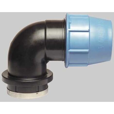 RACCORDO A GOMITO FEMMINA PLASTICA - 110 x 3"