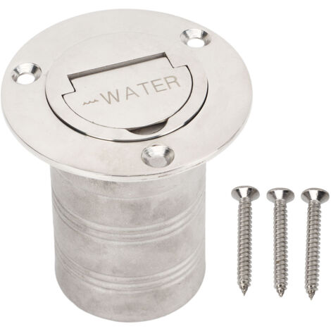 Raccordo a gomito incernierato in acciaio inox 316 per barca, raccordo senza chiave, 50 mm (2 pollici), per acqua.