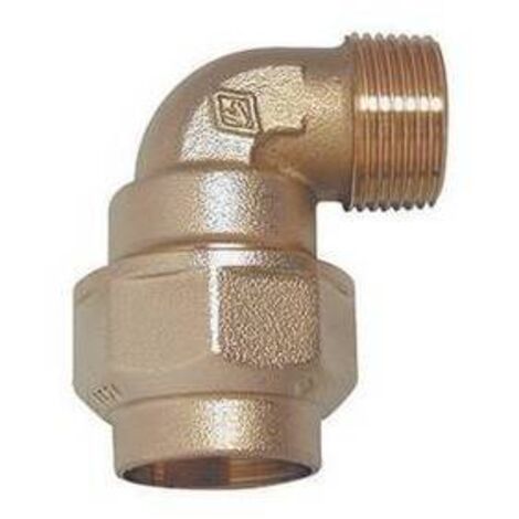 RACCORDO A GOMITO MASCHIO IN OTTONE 11/4 x 40 BUGATTI
