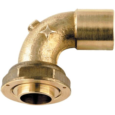 Raccordo a gomito per gas a 90° con giunto piatto da saldare in rame 6/20-CU 22