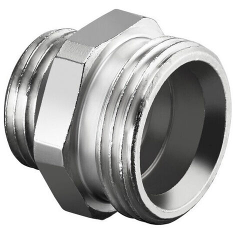 Raccordo a innesto OV R 1/2Z AGxG 3/4Z AG, nichelato MS