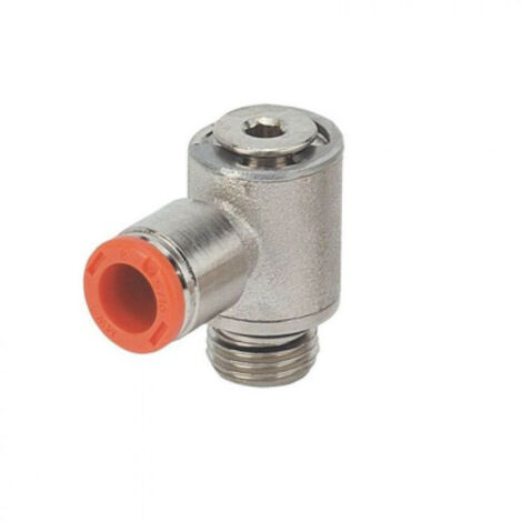 RACCORDO A INNESTO RAPIDO ASTA MASCHIO ANELLO GIREVOLE SINGOLO  1/8" D4