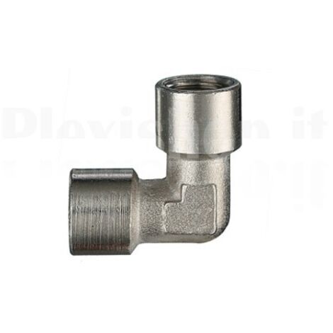RACCORDO A L FILETTATO FF 1/8" 1/4" 3/8" 1/2" 3/4"  3/8"