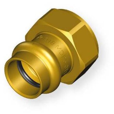 RACCORDO A PRESSARE CODOLO+DADO CD11 Misura: TC 3/4 x D. 15mm