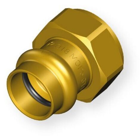 RACCORDO A PRESSARE CODOLO+DADO CD11 TC 3/4 x D. 15mm