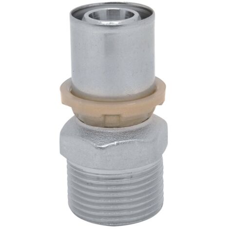 RACCORDO A PRESSARE DIRITTO 'ART. 402' 26 x 3/4 - maschio