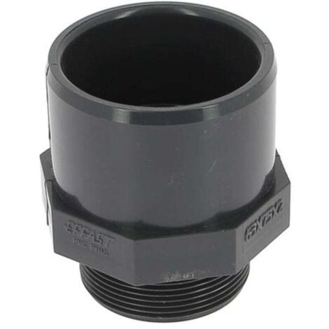 Raccordo a pressione in PVC maschio-femmina Ø75-63 maschio 50-60