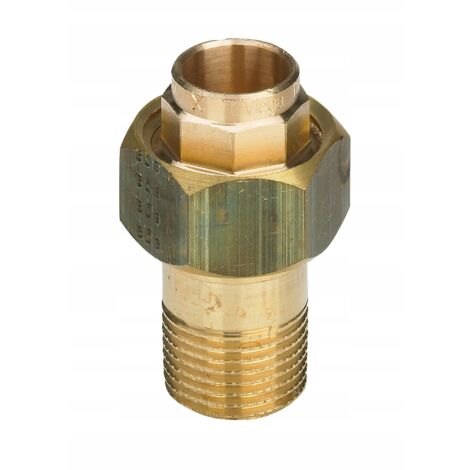 RACCORDO A SALDARE IN OTTONE CU 15X1/2 CONO MASCHIO