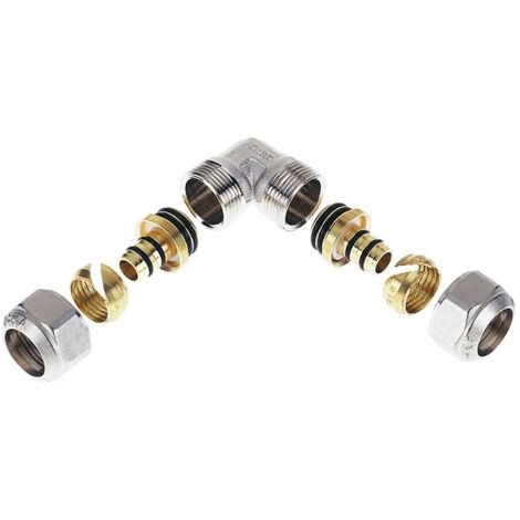 RACCORDO A STRINGERE CURVO DOPPIO 'ART. 533 / 543' 'art.543' - 20 x 20