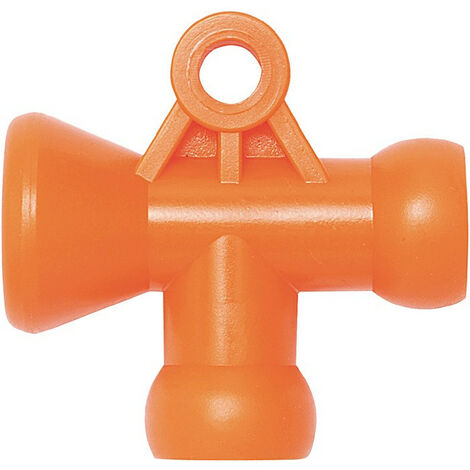 Raccordo a T 1/4 sacchetto con 2 Loc-Line