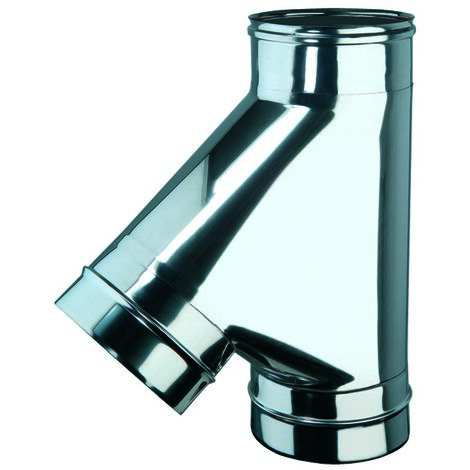 Raccordo a "t" 135° mmf inox raccordo a t 135 gradi d. 150