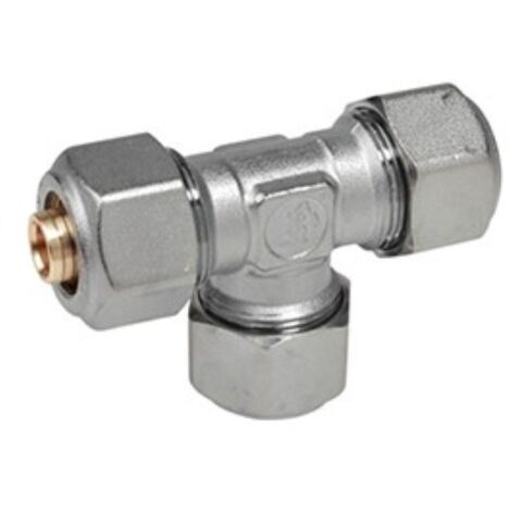 Raccordo a t con adattatori per multistrato 32 x 3 r564mx126 - giacomini
