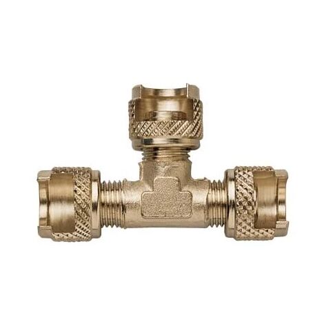 Raccordo a t con dadi fresati per aria compressa Stanley femmina 1/4