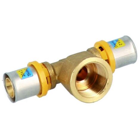 RACCORDO A T FEMMINA 16x1/2"x16