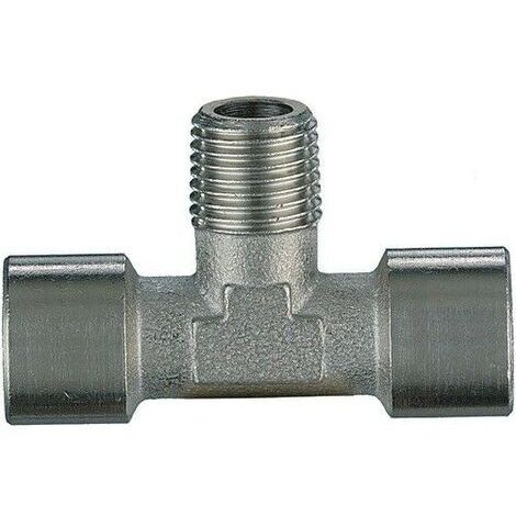 RACCORDO A T FILETTATO FMF 1/8" 1/4" 3/8" 1/2" 3/4"  1/8"