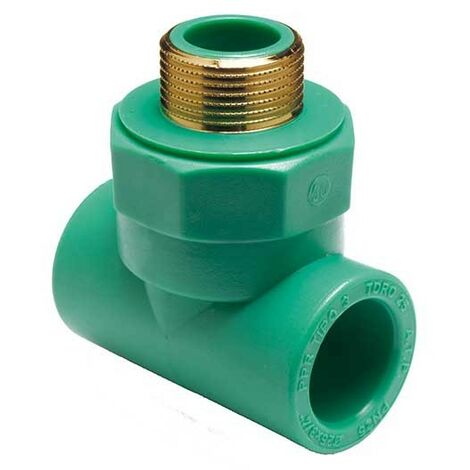 Raccordo a "t" filettato maschio in pp-r : Diametro - 20X1/2"