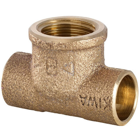 Raccordo a T in bronzo 4130G 18x1/2"x18 LWxGWxLW