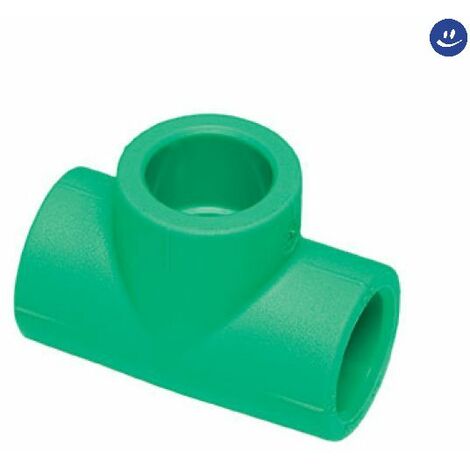 Raccordo a t intermedio in polipropilene serie tigris green ø40 WAVIN