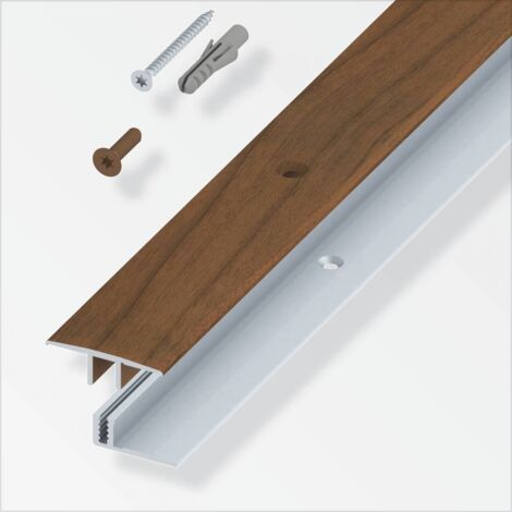 Raccordo a T per parquet noce naturale - Lunghezza 100 cm
