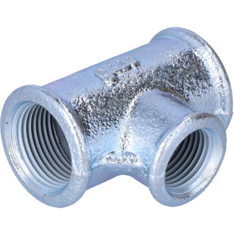 Raccordo a T ridotto 3/4X1/2X3/4" zincato B1, NR25, NR 130R