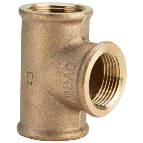 BANYO Raccordo a Tee bronzo F 1/2", filettature Rp 264222