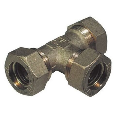 RACCORDO A TEE CON 3 DADI O-RING TIEMME 12