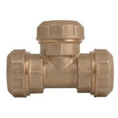 RACCORDO A TEE DOPPIO OTTONE ITAP Misura: Diam. 20