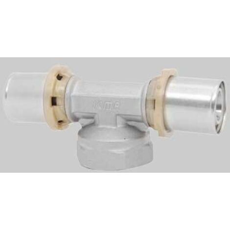 RACCORDO A TEE FEMMINA A PRESSARE - 26 x 3/4 x 26