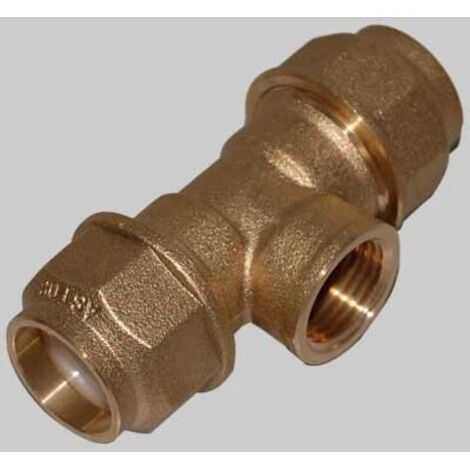 RACCORDO A TEE FEMMINA ANELLO RESINA - 63 x 2" x 63