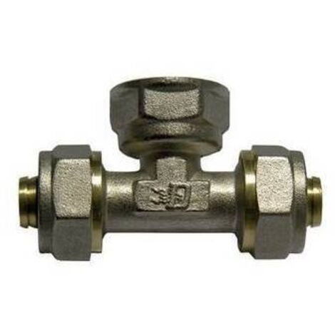 RACCORDO A TEE FEMMINA DFX PER MULTISTRATO Diam. 1/2 x 16