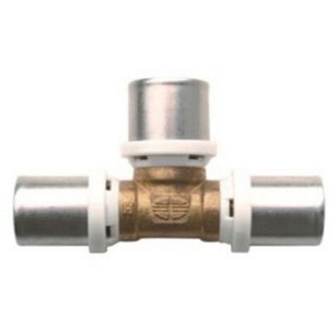 RACCORDO A TEE IBP A PRESSARE PER MULTISTRATO 16x16x16 -CONF
