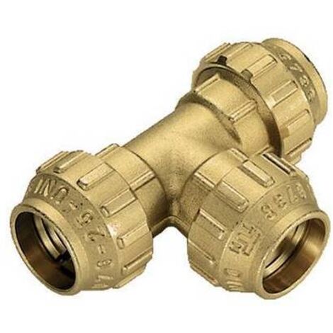 RACCORDO A TEE IN OTTONE TIEMME Diam. 20