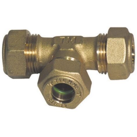 RACCORDO A TEE INTERMEDIO O-RING TIEMME GAS 10