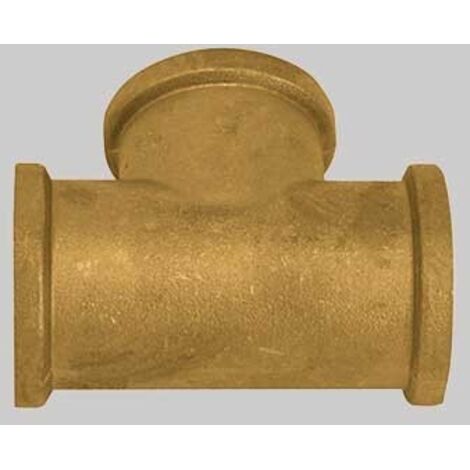 RACCORDO A TEE OTTONE GIALLO - 1/4 x 1/4 x 1/4