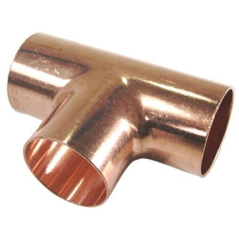 Raccordo a Tee rame FFF ø42 mm estremità a saldare femmina 108236