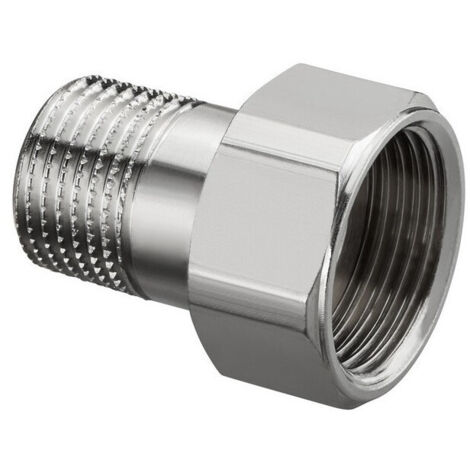 RACCORDO A TENUTA PIATTA (AL RADIATORE) DN15 1/2 M - 3/4 F