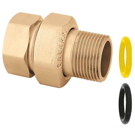 Raccordo a tre pezzi PN16 1/2" F x M a bocchettone Caleffi 588040  1/2" F x M a bocchettone