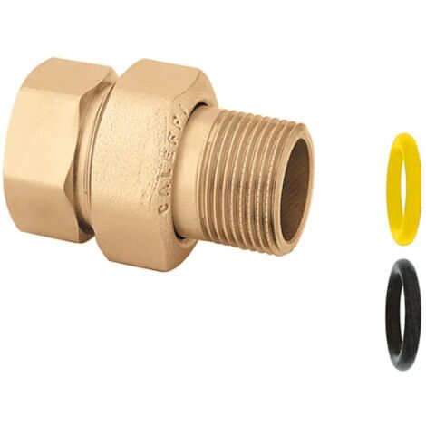 Raccordo a tre pezzi PN16 3/8" F x M a bocchettone Caleffi 588030  3/8" F x M a bocchettone