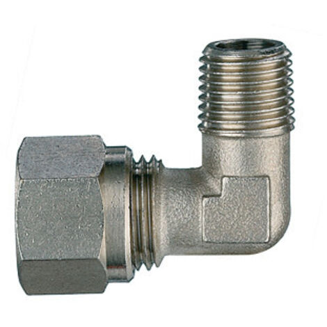 RACCORDO AD OGIVA DI ESTREMITA' A L 1/8" 1/4" 3/8" 1/2"  3/8" - 8x6