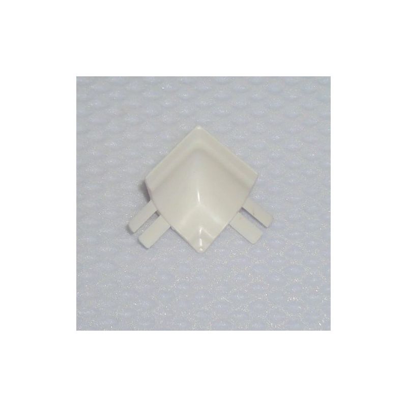 Image of Raccordo angolo interno angolare profilo raccordo igienico pvc bianco 4 pezzi