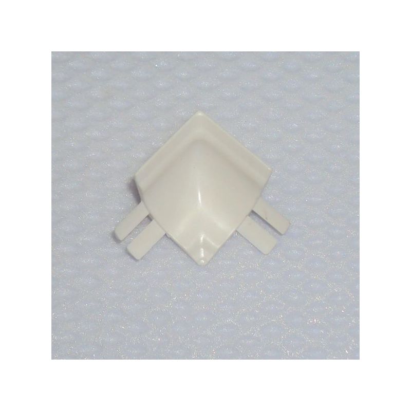 Image of Lerna - raccordo angolo interno angolare profilo raccordo igienico pvc bianco