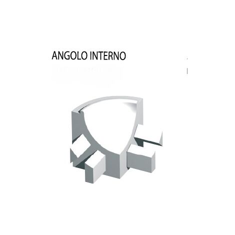 Raccordo angolo interno pro sguscio rva h 10 mm bianco