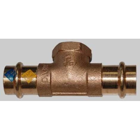 RACCORDO BRONZO TEE FEMMINA A PRESSARE - 15 x 1/2 x 15