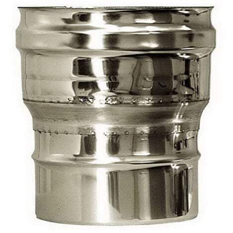 Raccordo caldaia canna fumaria DN 200 tubo acciaio inox 316