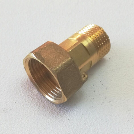 Raccordo codolo 1 x 1+1/4 con calotta per contatore - guarnizione inclusa