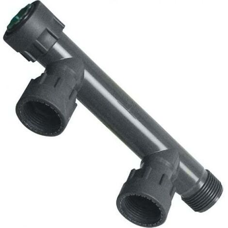Raccordo collettore per irrigazione rain manifold pvc 2 vie, con ghiera, rai 145.2000000