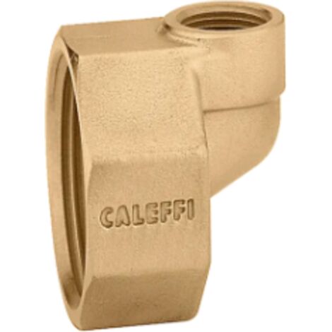 Raccordo con attacco radiale. Attacco 1 1/4"F e 3/8"F Caleffi 599573  1 1/4"F